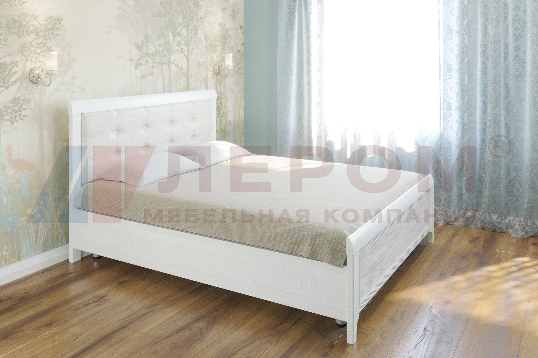 Карина Кровать с Мягким Изголовьем КР-2034 (1,8х2,0)