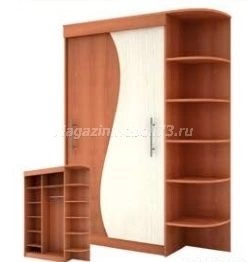 Пифагор Шкаф-Купе 2-х Створчатый МДФ (Ш-1440 х В-2100 х Г-560 мм)/Разные Цвета