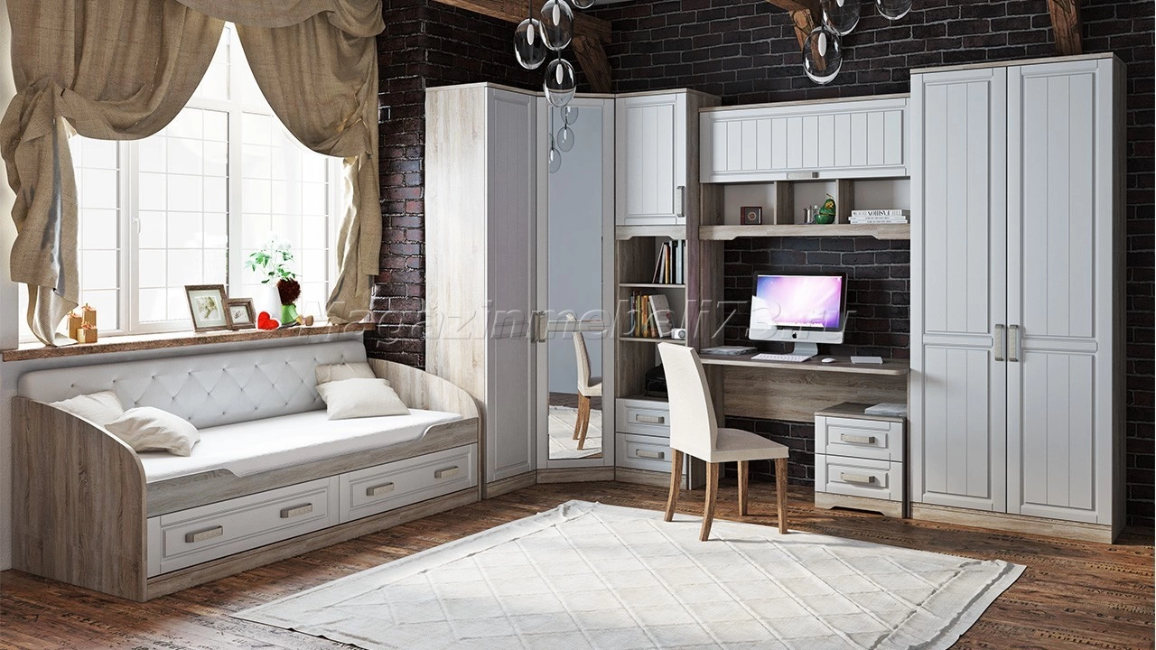 Набор мебели для детской комнаты «Прованс» №2 ГН-223.102