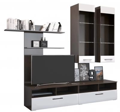 Гостиная Нэнси-2 МДФ (Ш-2000 × В-2000 × Г-446 мм)/Разные Цвета