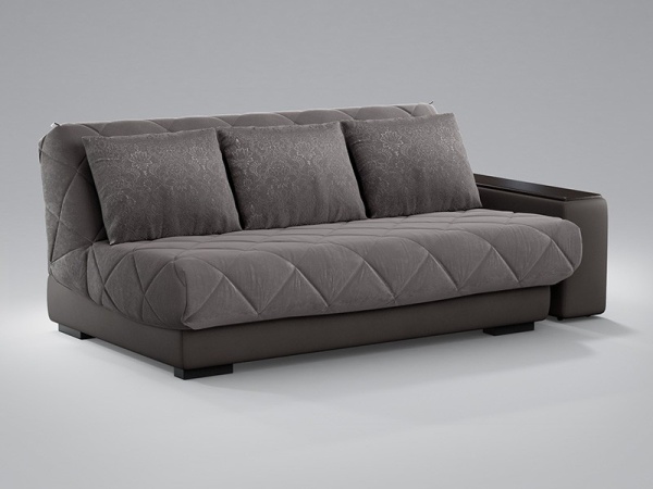 Диван Vega Прямой с Подлокотником Серый Модерн