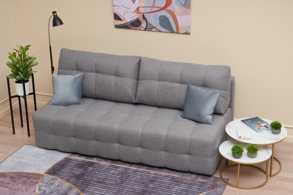 Диван еврокнижка Рон 2.0 mini серый