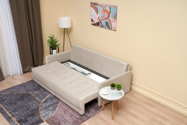 Диван еврокнижка Рон Loft бежевый