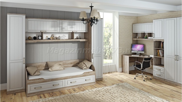 Набор мебели для детской комнаты «Прованс» №4 ГН-223.104