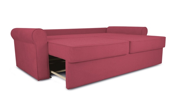 Диван «Синди» (Maserati 14 (велюр) бордовый)/Д-2400х Ш-1140х В-860мм