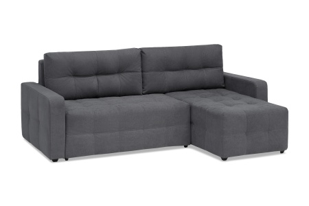 Диван угловой еврокнижка Калипсо euro SE серый