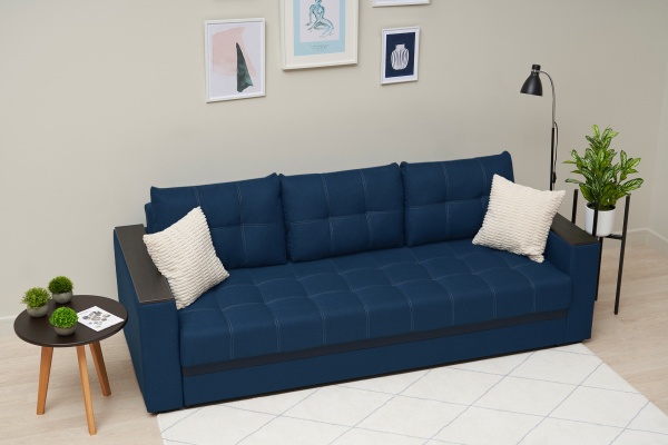 Диван еврокнижка Миранда SE синий