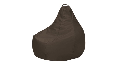 Кресло-мешок «Купер» XL (Велюр коричневый, Люкс)