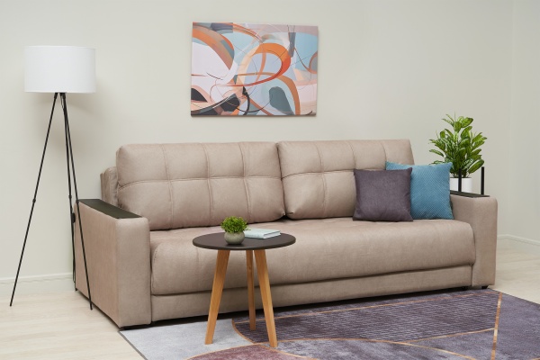 Диван еврокнижка Рон 2.0 бежевый