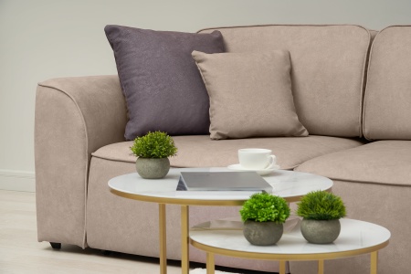 Диван угловой еврокнижка Имир MODOOL MAX бежевый