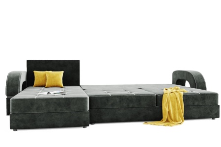 Диван Угловой Торонто-2 с ножками-кубышками Ш-3100 х Г-1810 х В-750 мм/Спальное место Ш-1600 х Г-2650 мм