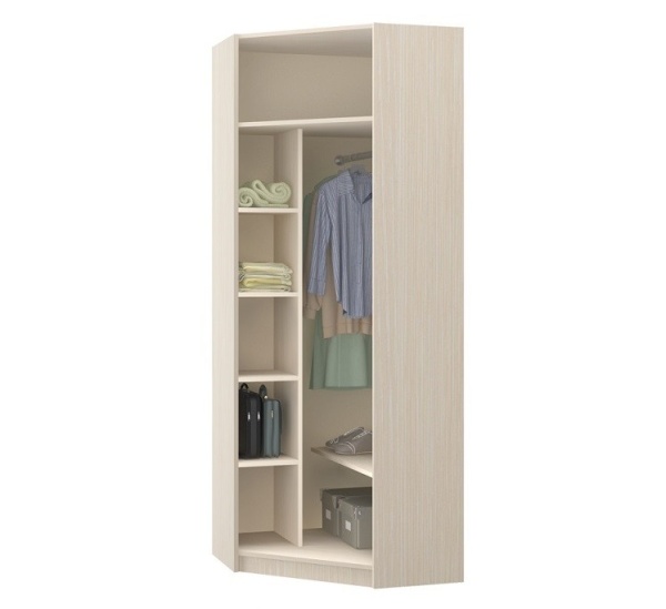  Шкаф Угловой Юнга-7 ДЮ-11 МДФ (Ш-820 x В-2200 x Г-820 мм)/Разные Цвета