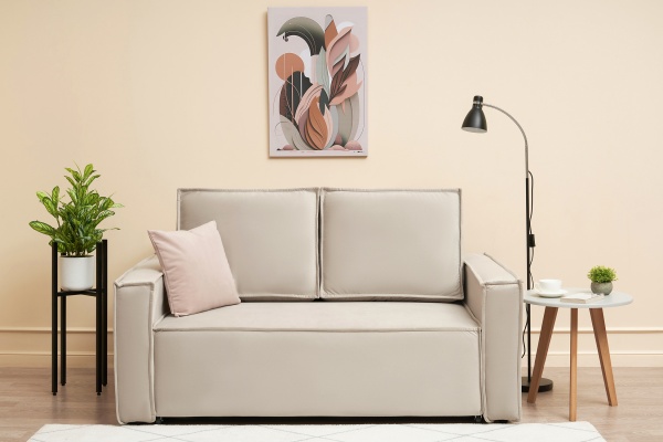 Диван выкатной Церра 2 светло-бежевый