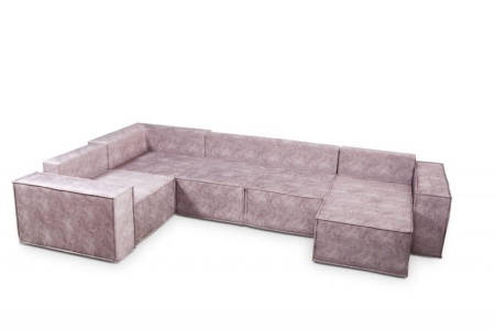 Диван Угловой Хельсинки с Оттоманкой Ш-3800 х Г-2180 х В-1000 мм/Спальное место Ш-1550 х Г-3250 мм