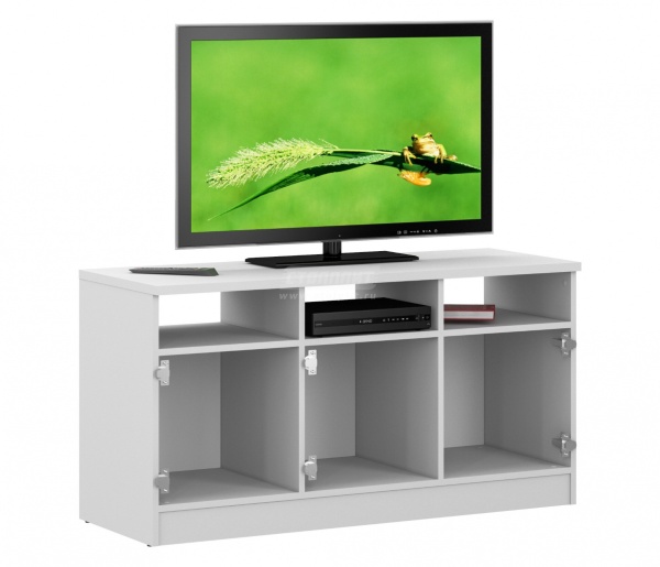 Тумба ТВ Медея СБ-2495 Белый/Ш-1200 X В-620 X Г-440 мм