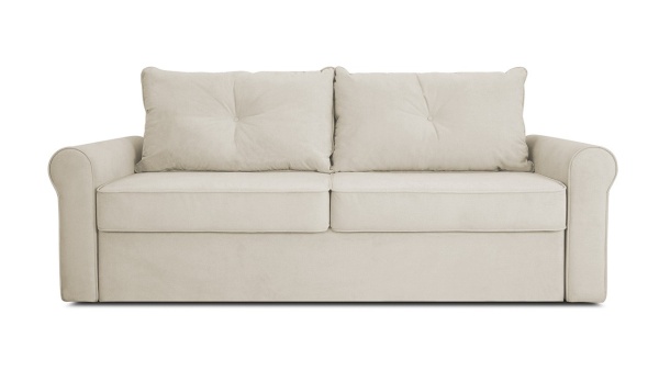 Диван «Синди» (Galaxy 02 (велюр), бежевый)/Д-2400х Ш-1140х В-860мм