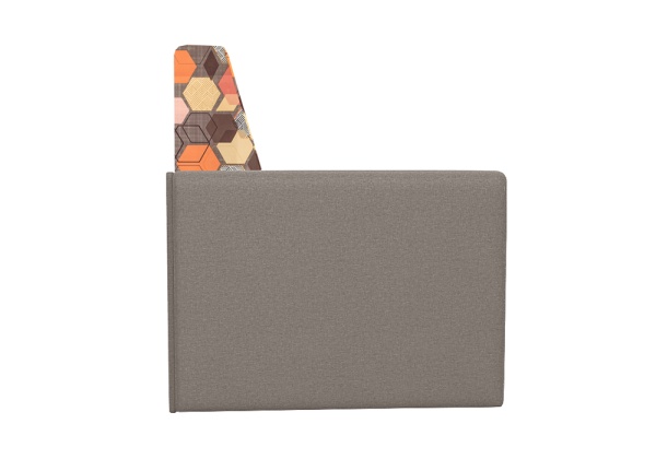 Диван выкатной Виктория-5 с узором бежевый