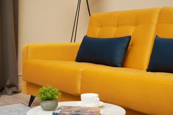 Диван книжка Рон City SE желтый