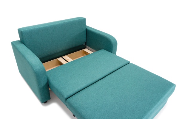 Диван Бруно рогожка зеленая