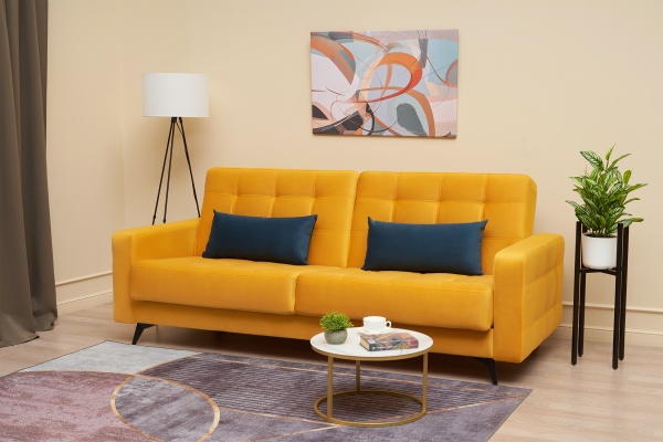 Диван книжка Рон City SE желтый