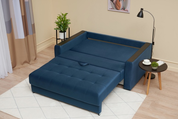 Диван выкатной Рон Compact синий