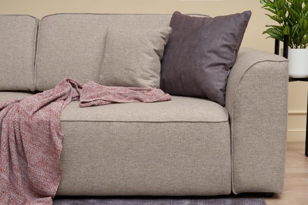 Диван еврокнижка Имир SE рогожка бежевая