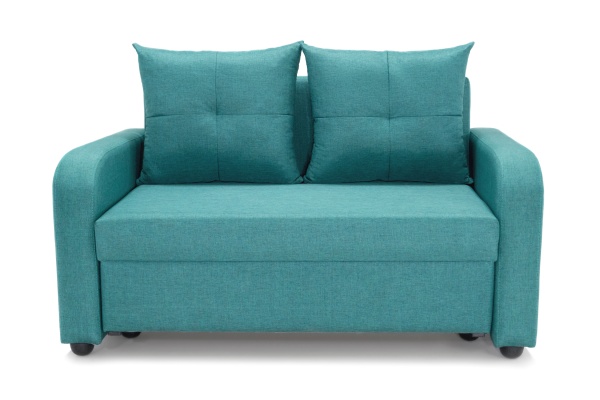 Диван Бруно рогожка зеленая