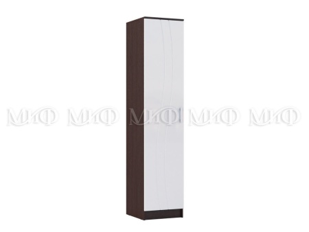 Пенал Жасмин Венге/Белый Глянец (Ш-476 × В-2200 × Г-520 мм)