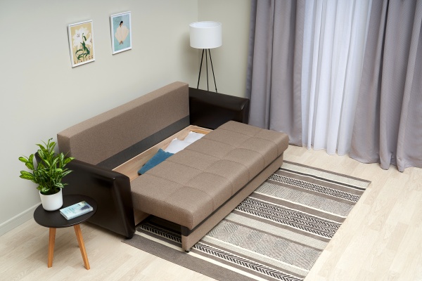 Диван еврокнижка Амстердам бежевый