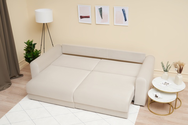 Диван еврокнижка Фива бежевый