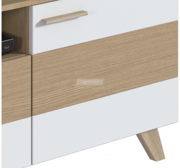 FINN Набор (СБ-2909/1+СБ-2910/1+СБ2912/1) Дуб Светлый/Белый/Ш-2548 X В-1956 X Г-440 мм