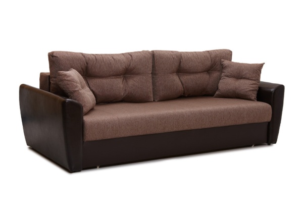 Диван еврокнижка Амстердам коричневый