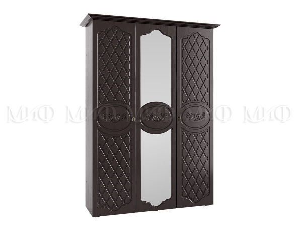 Шкаф 3-х Створчатый Элит МДФ (Ш-1500 х В-2236 х Г-524 мм)/Разные Цвета