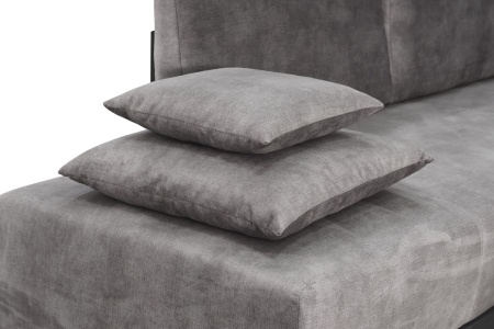 Диван угловой трансформер Премьер светло-серый