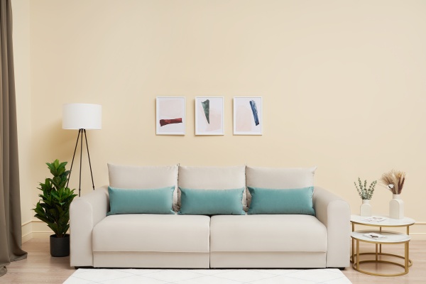 Диван еврокнижка Фива бежевый