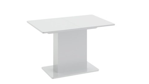 Стол обеденный «Diamond» Белый Глянец Раскладной Д-1100 x Ш- 750 мм x В-765 мм