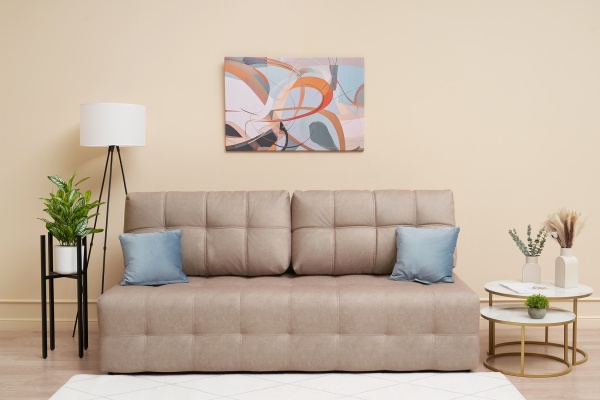 Диван еврокнижка Рон 2.0 mini темно-бежевый