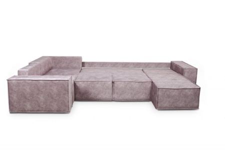 Диван Угловой Хельсинки с Оттоманкой Ш-3800 х Г-2180 х В-1000 мм/Спальное место Ш-1550 х Г-3250 мм