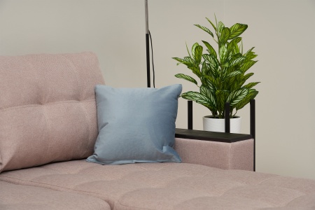 Диван угловой дельфин Миранда бежевый