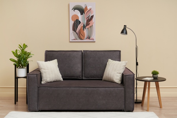 Диван выкатной Церра 2 серо-коричневый