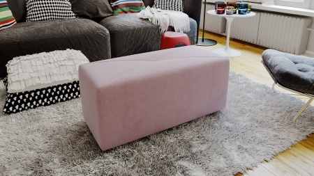 Пуф №7 Велюр Разные Цвета/Ш-900 × Г-400 × В-430 мм