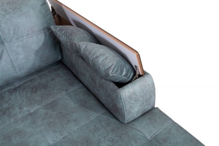 Диван Угловой Сингапур с Оттоманкой Ш-2670 х Г-1700 х В-1000 мм/Спальное место Ш-1700 х Г-2100 мм