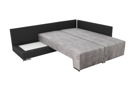 Диван угловой трансформер Премьер светло-серый