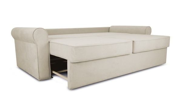 Диван «Синди» (Galaxy 02 (велюр), бежевый)/Д-2400х Ш-1140х В-860мм