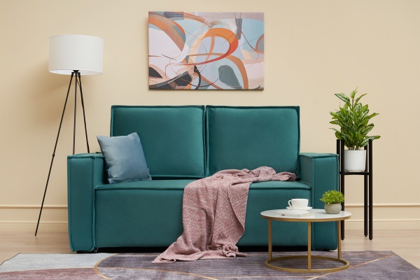 Диван выкатной Церра 2 зеленый