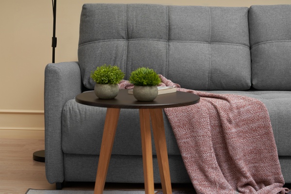 Диван еврокнижка Рон Loft серый