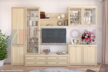 Гостиная-Стенка Карина-08 (В-2224 х Ш-3240 х Г-448 мм)