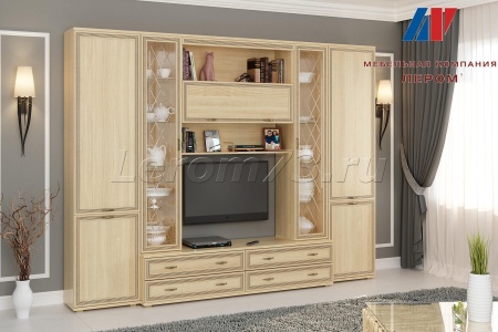 Гостиная-Стенка Карина-19 (В-2224 х Ш-2880 х Г-448 мм)