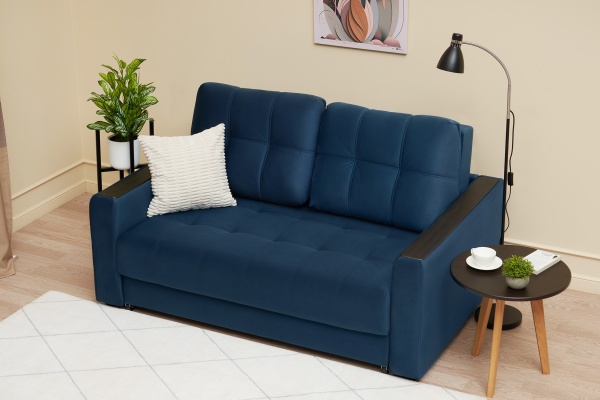 Диван выкатной Рон Compact синий