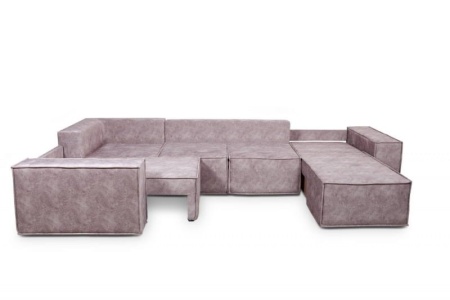 Диван Угловой Хельсинки с Оттоманкой Ш-3800 х Г-2180 х В-1000 мм/Спальное место Ш-1550 х Г-3250 мм